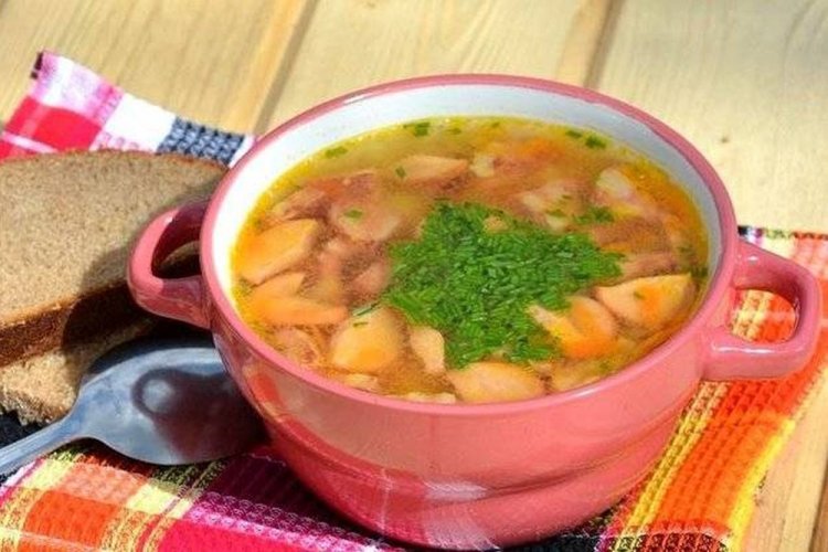 Гороховый суп с сосисками