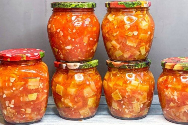 Кабачки в готовом томатном соусе на зиму