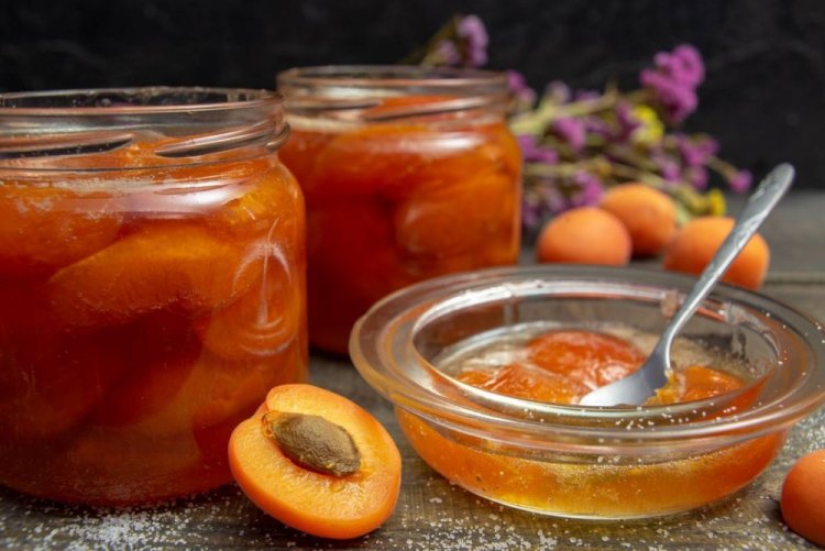 Варенье-пятиминутка из абрикосов в сиропе