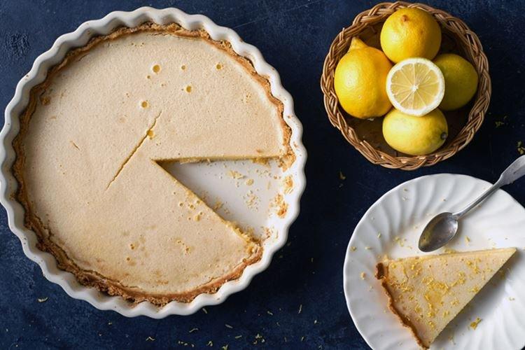 Пирог с лимоном и сливочной начинкой - рецепты