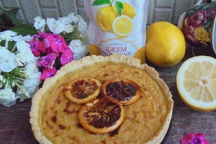 Пирог с лимонами и лимонным джемом - рецепты