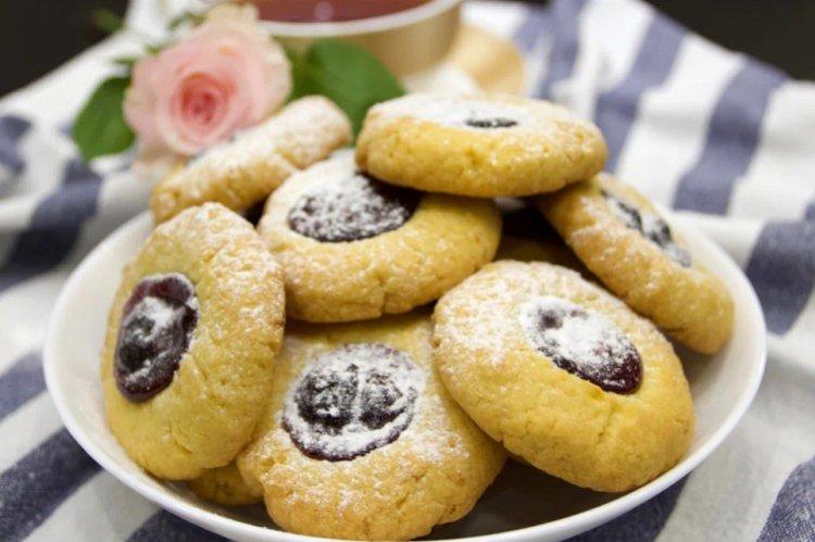 Печенье с джемом - домашнее печенье простые и вкусные рецепты