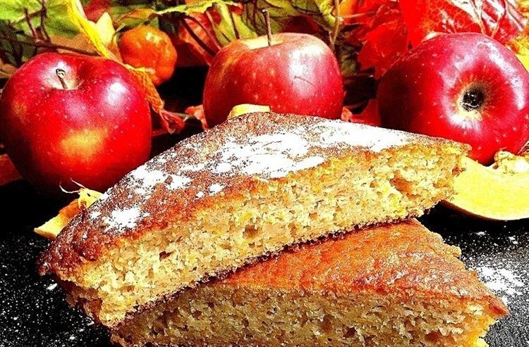 Пирог с яблоками и тыквой - рецепты пошагово