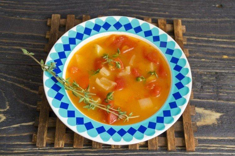 Гороховый суп с болгарским перцем - рецепты