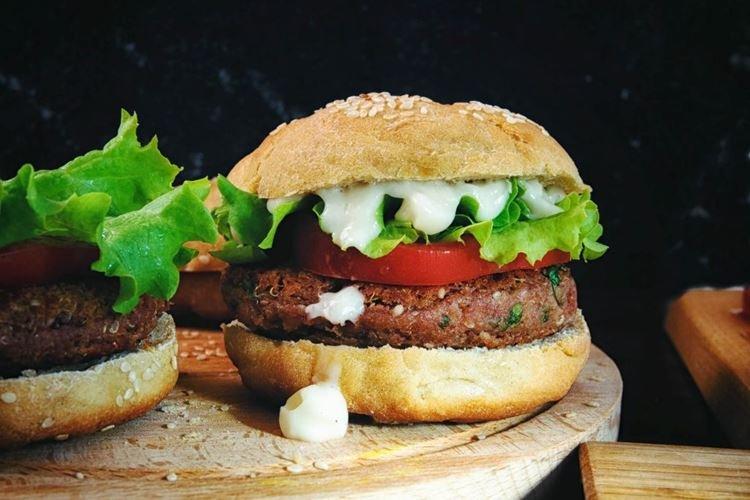 Овощной гамбургер без мяса - Рецепт как сделать в домашних условиях