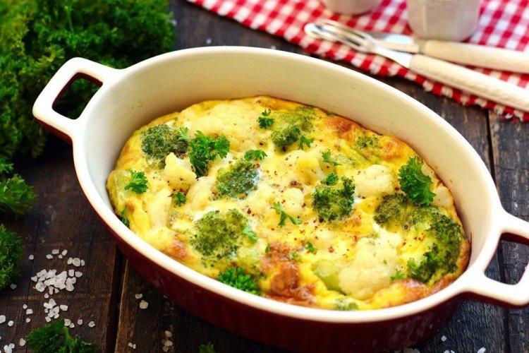 Запеченная брокколи в яйце - Блюда в духовке рецепты