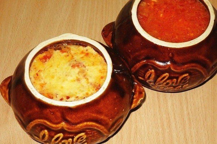 Запеченный томатный суп - Блюда в духовке рецепты